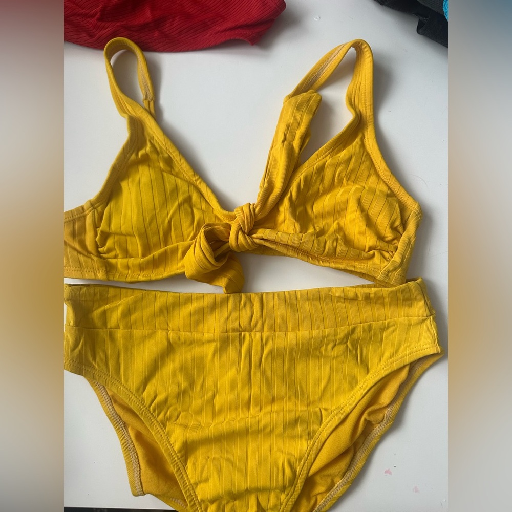 Xhilaration Bright Yellow Bikini